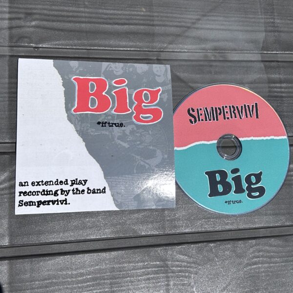 Sempervivi "Big If True" CD EP Compact Disc