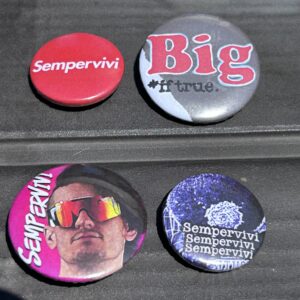 Sempervivi Buttons Pack - Punk Pins