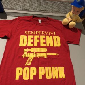 Punk Shirt - Defend Pop Punk - Supersoaker - Red