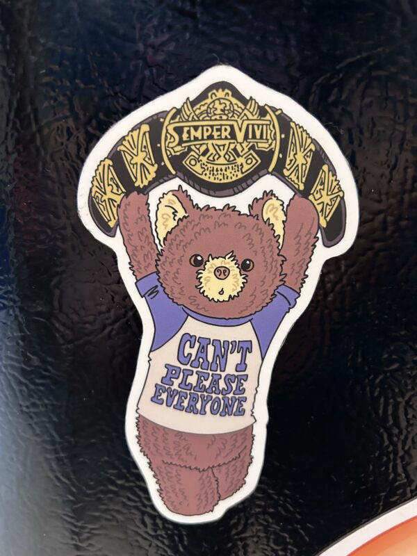 Sempervivi "Flash the Bear" Punk Refrigerator Magnet